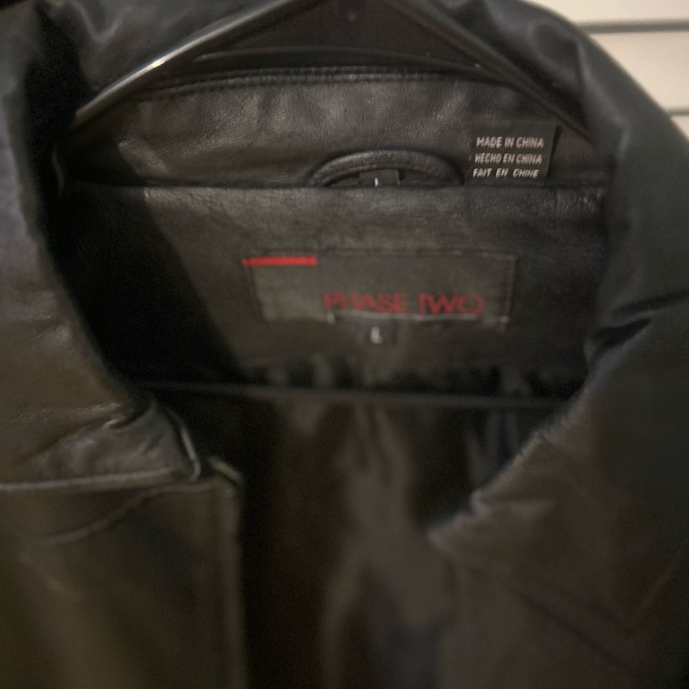 Phase Two Black Bomber Jacket